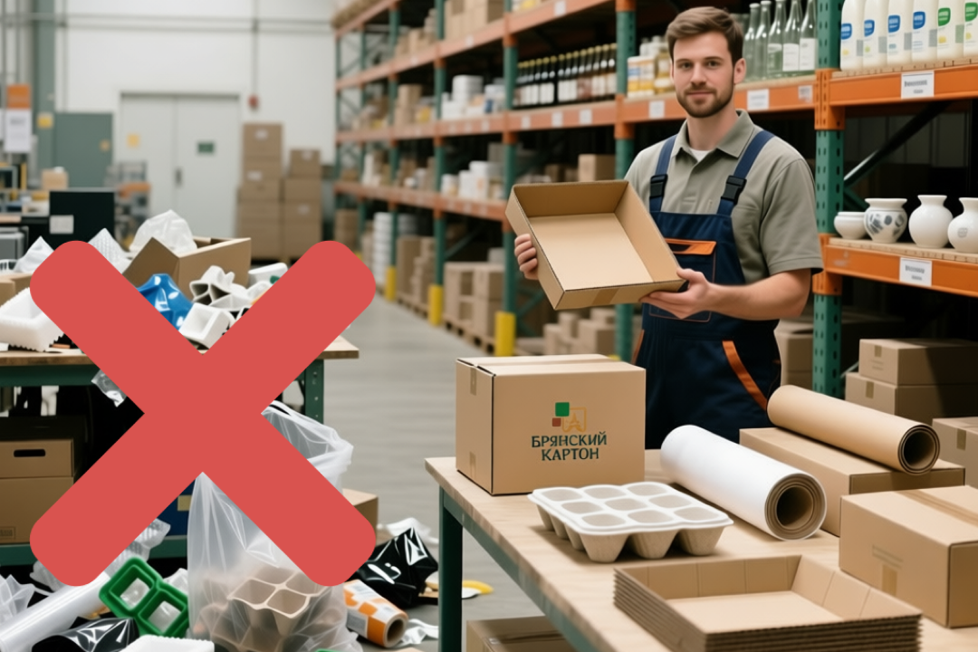 Наш картон производится из макулатуры и целлюлозы - без ПВХ, пластика и токсичных красок