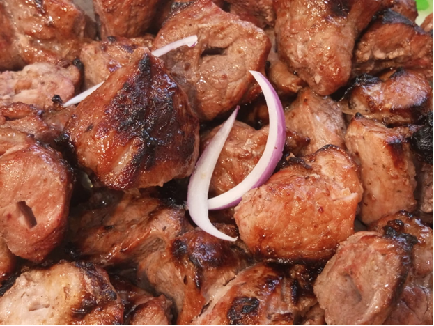 Маринад для шашлыка из свинины с соевым соусом.