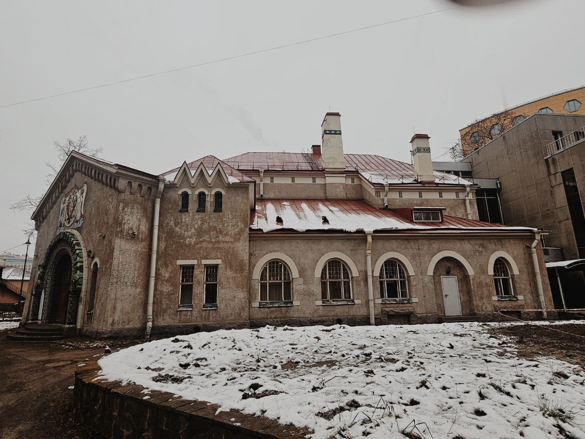 Вид библиотеки со стороны сада. Фото: Парадная гостья