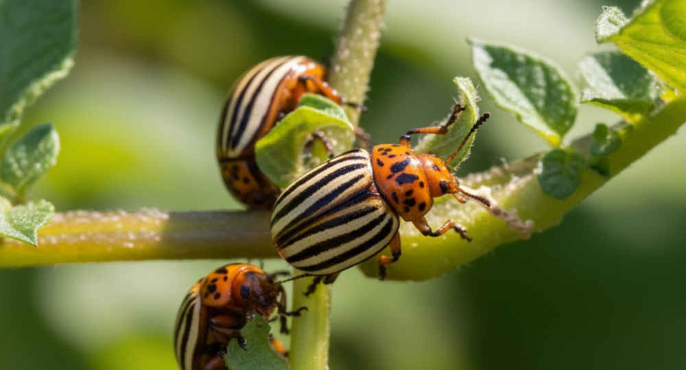 Мульча из скошенной травы против колорадского жука