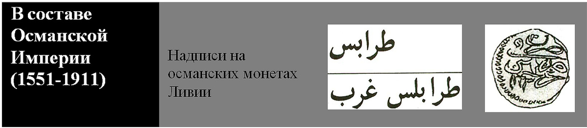 Фрагмент домашнего файла "Ливия". Два типа надписей на ливийских монетах Османов.