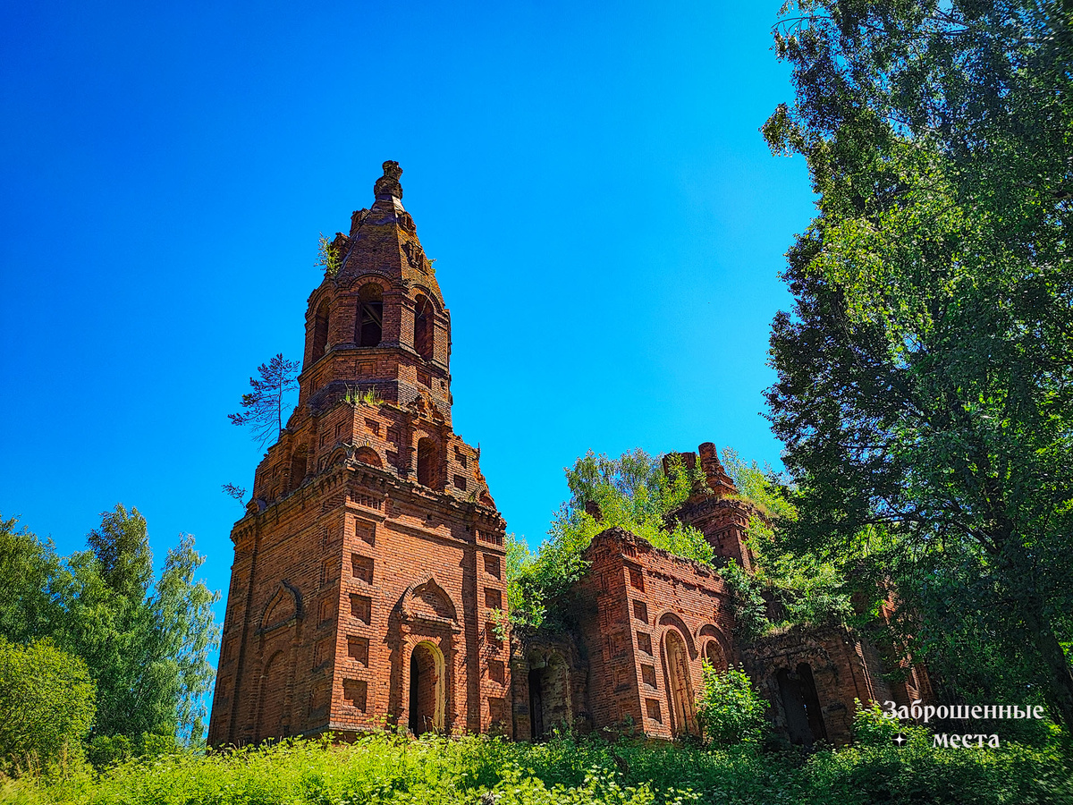 Вознесенская церковь. Большая Каменка. Фото автора 2024 год