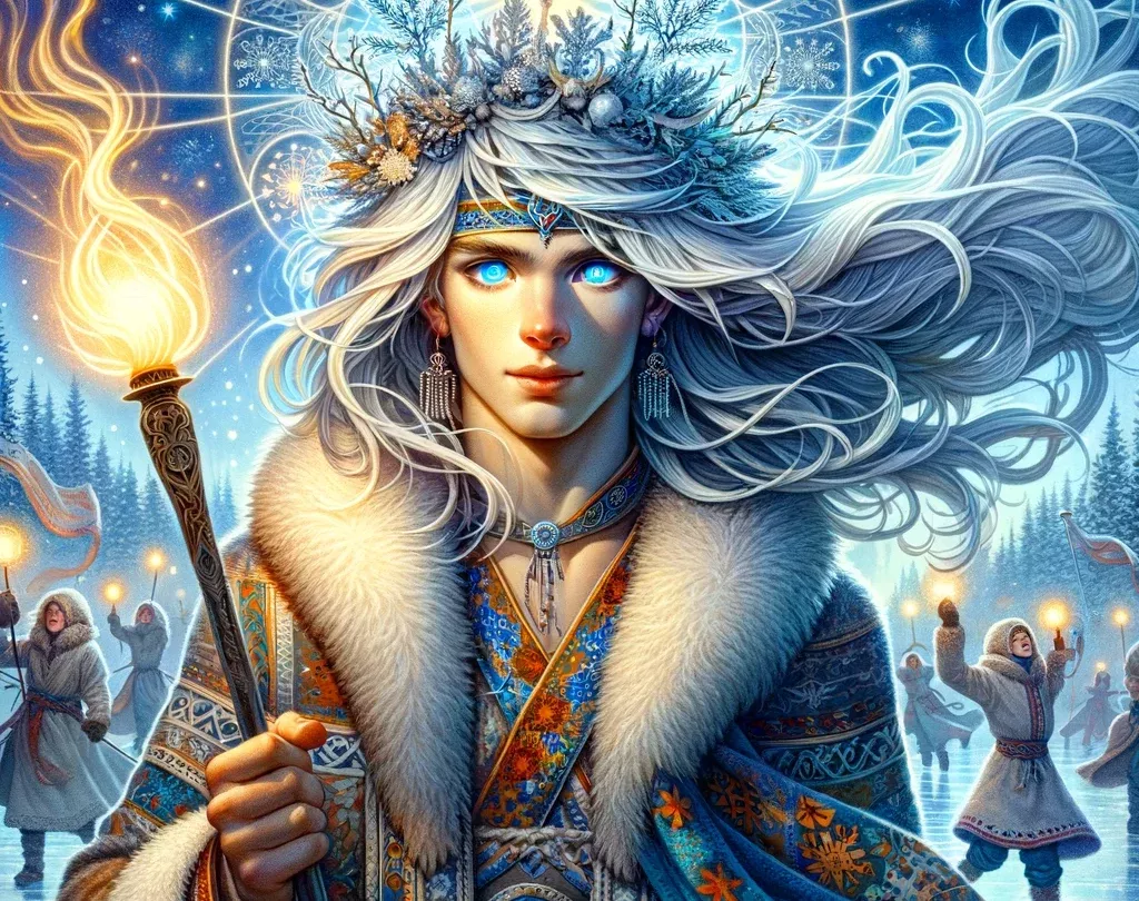 ru.pinterest.com Бог Коляда - Бог зимнего Солнца