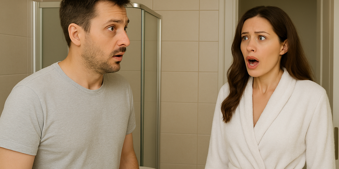 Зашла в ванную посреди ночи и обомлела - муж стоял у раковины и что-то прятал