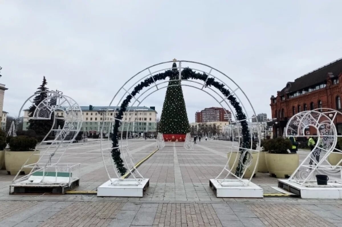    В Пензе начали установку цифровой композиции «2026»