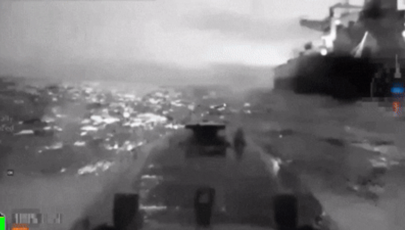 Кадры теракта СБУ. Скрин видео: "Военная хроника"