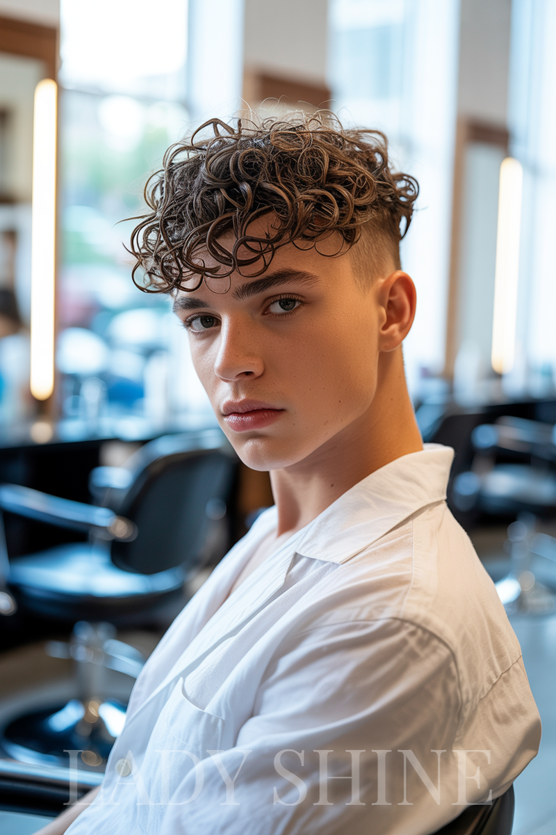 Мужская биозавивка в салоне красоты "Леди Shine"