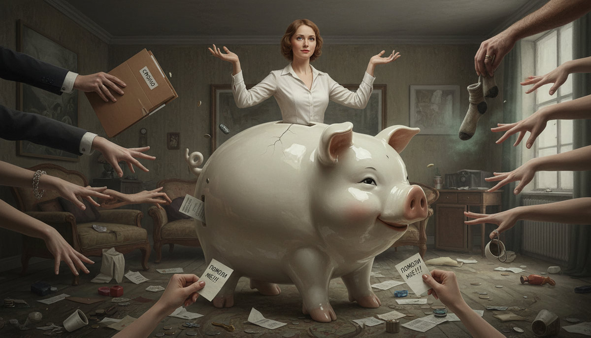 Она — безропотный контейнер для чужих проблем и обязанностей