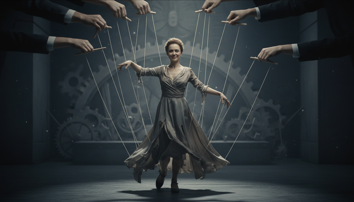 Она — кукла, танцующая под чужую музыку