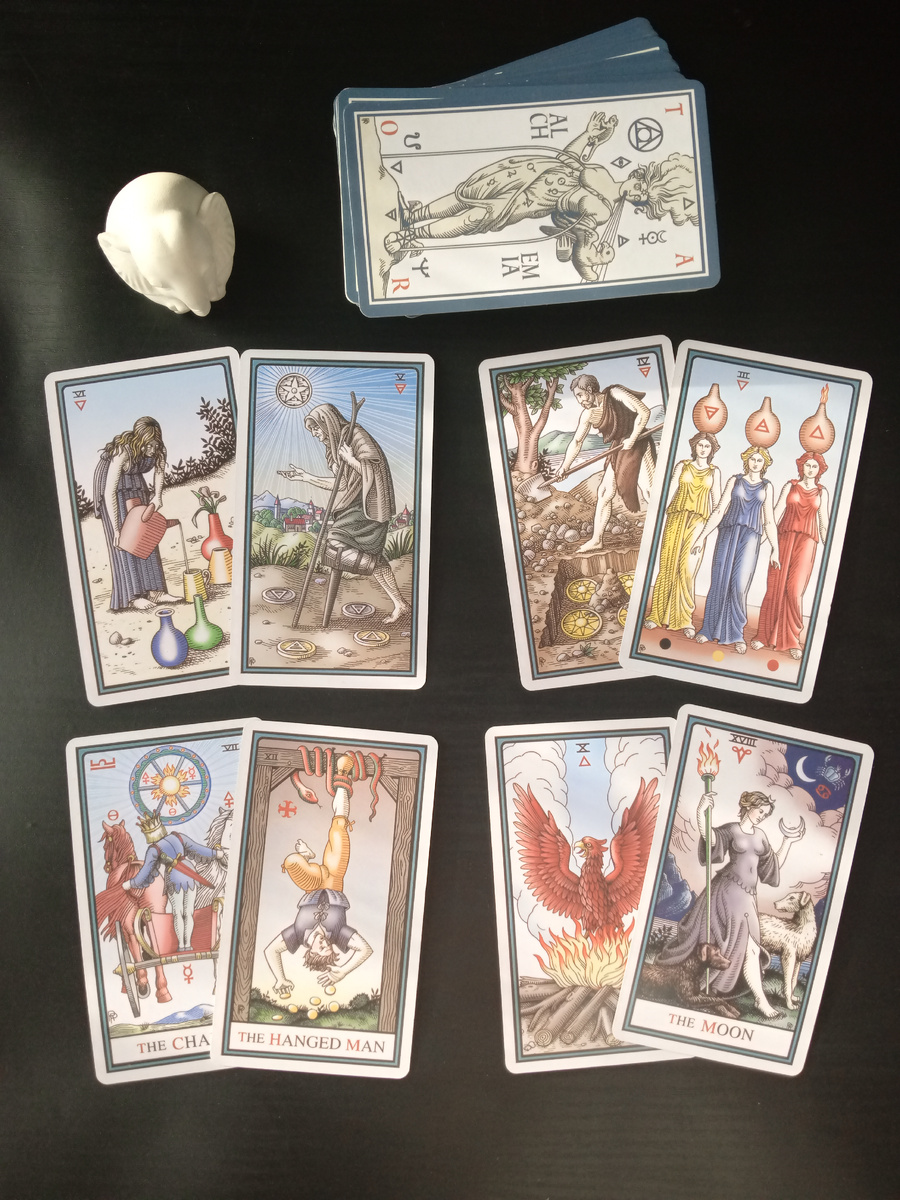 Ответ смотрим на колоде "Алхимическое таро"