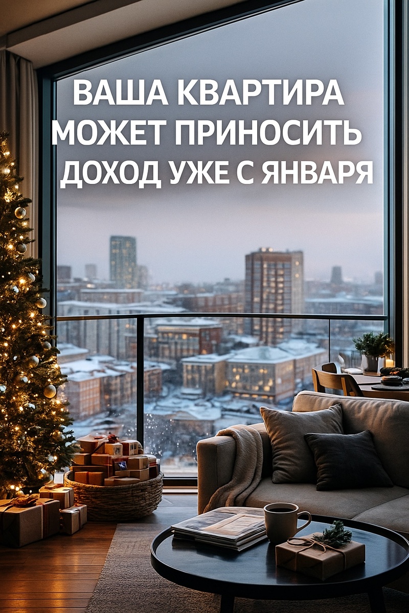 🏠 Успейте передать квартиру в управление до 20 декабря — и январь будет полностью ваш!