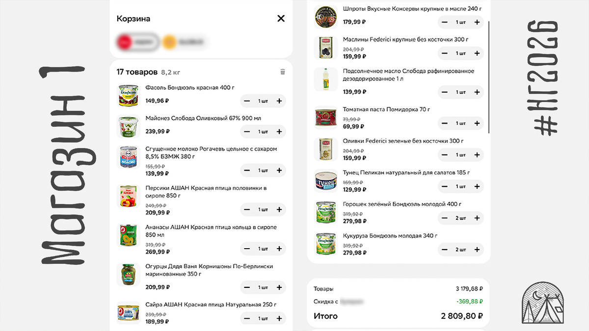 В галерее скриншоты двух корзин☝🏻
