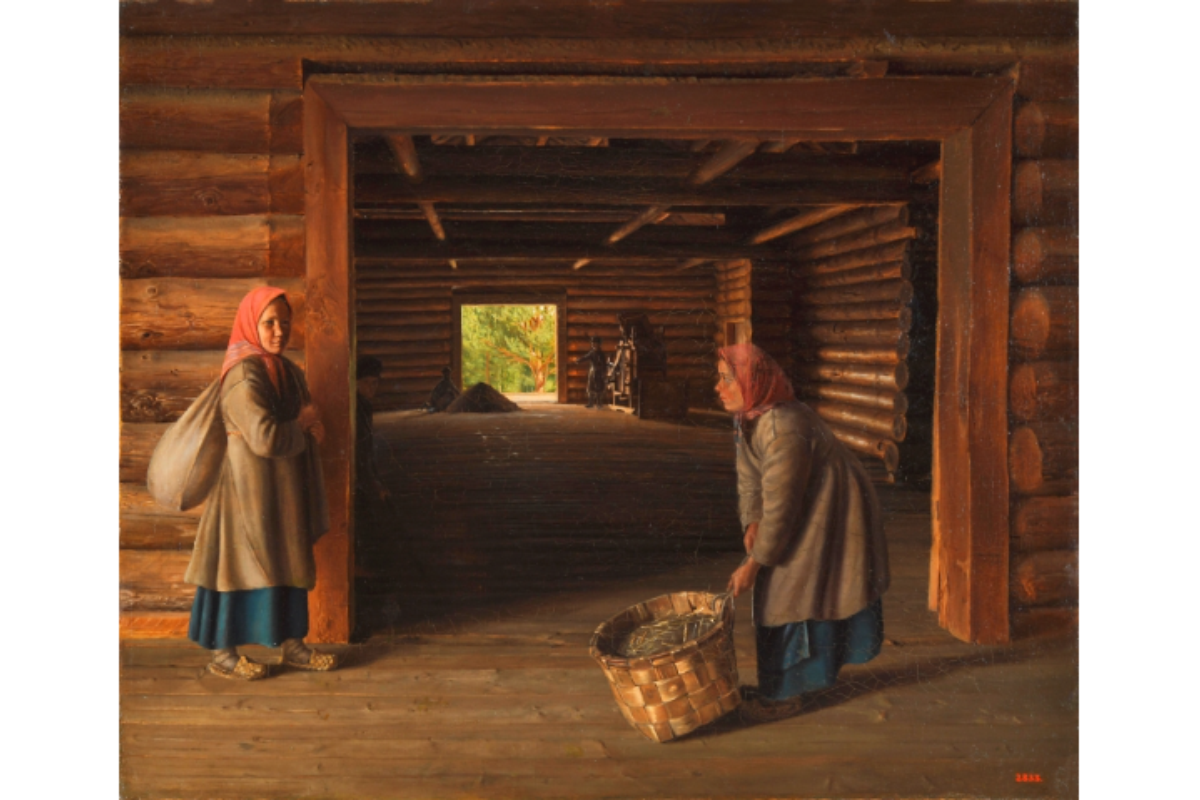 «Гумно», Григорий Сорока, 1843 г. © ГРМ