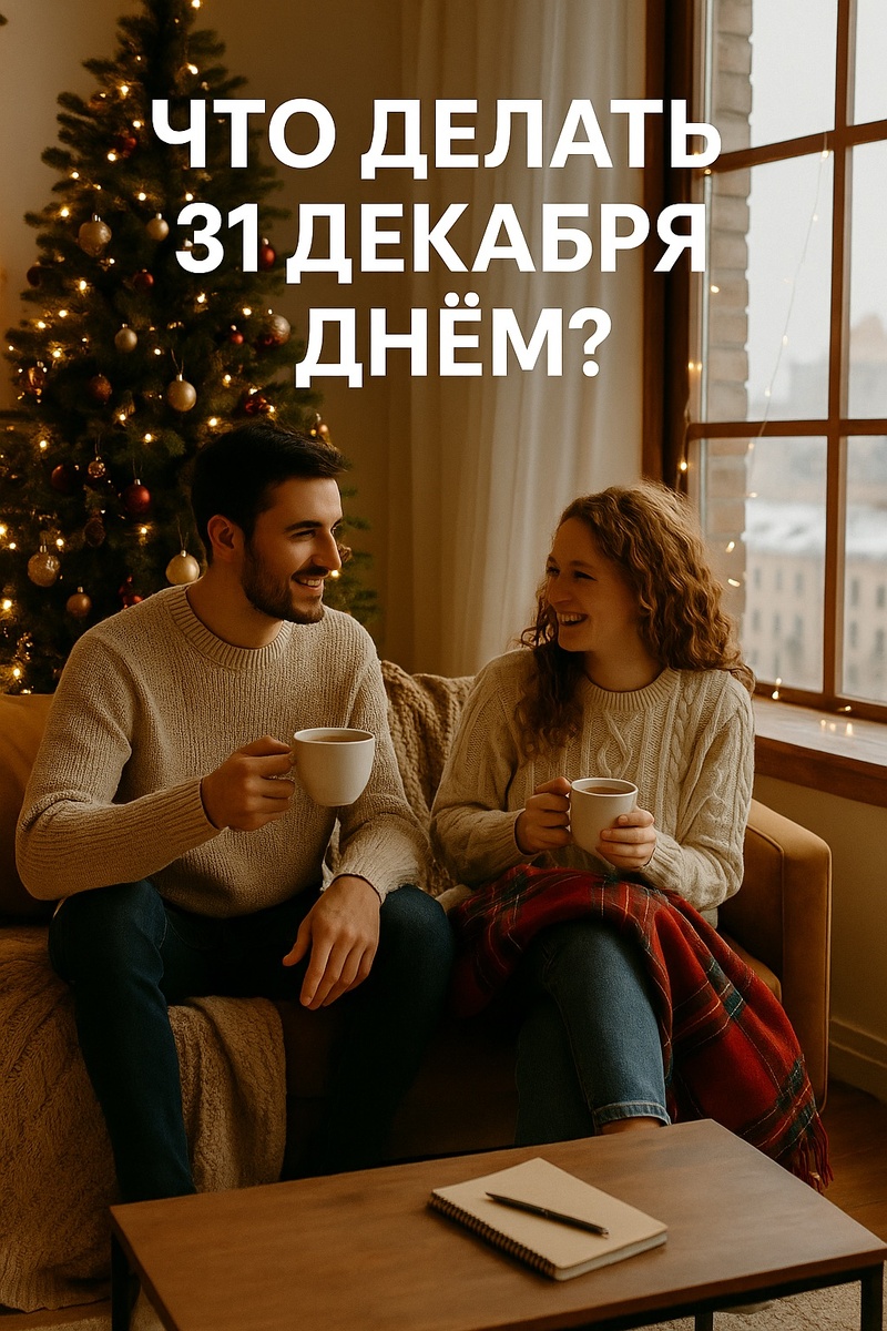 🎉 Что делать 31 декабря днём в Москве и Питере, чтобы вечером не сидеть в пробках и не бегать как белка