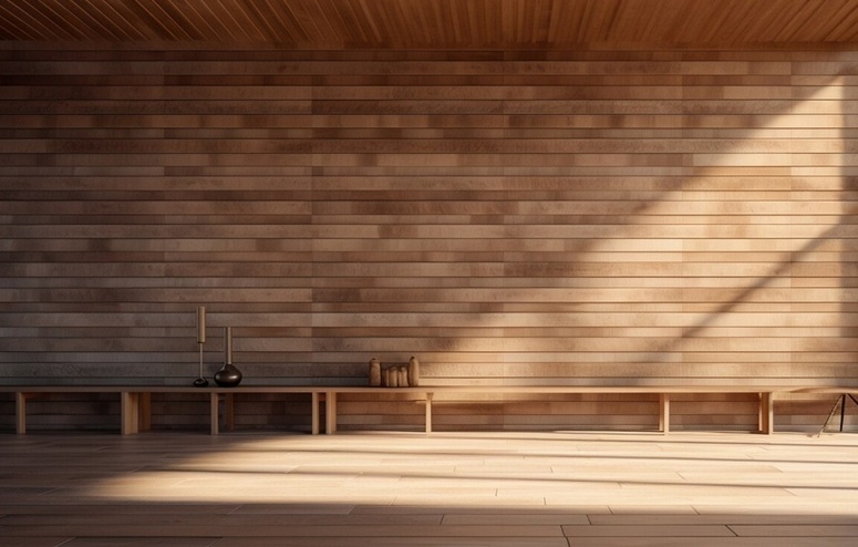 Деревянные панели в дизайн-проекте, Проектная Группа ПЛАНЕТА