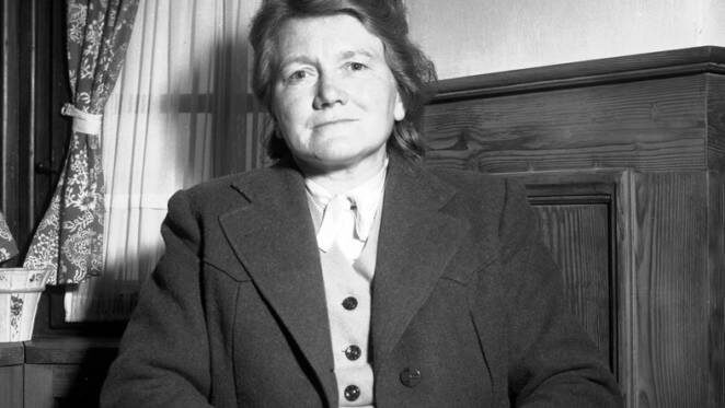 Родная сестра нацистского диктатора Паула Гитлер. 