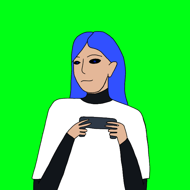 Хромакейная картинка Лина для стримов