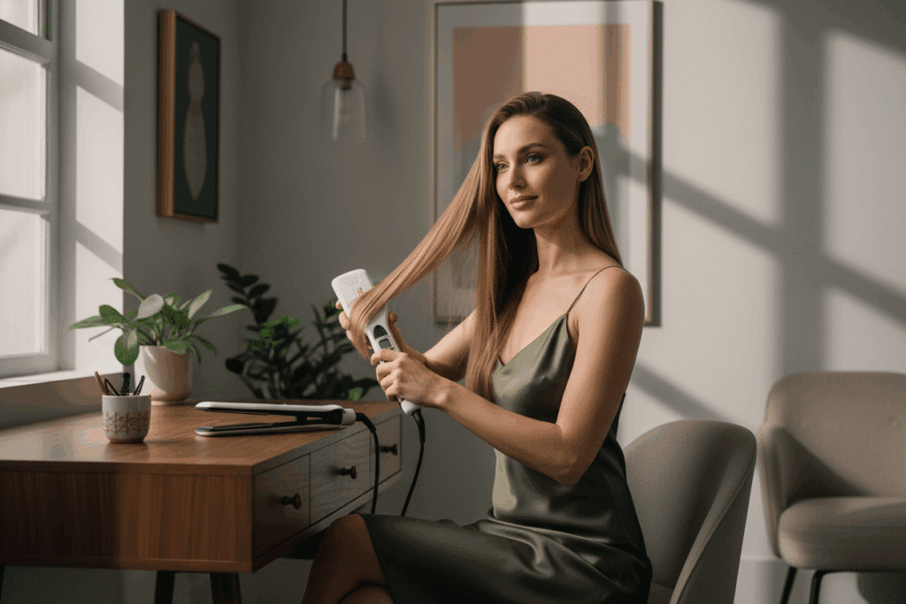    Как правильно выпрямлять волосы: миф о медленной технике и его ошибки TELZEN