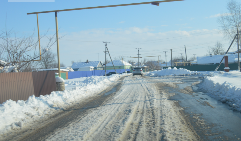 Фото автора. 25.01.2022. Станица. Давно ушедшая в прошлое зимняя дорога.