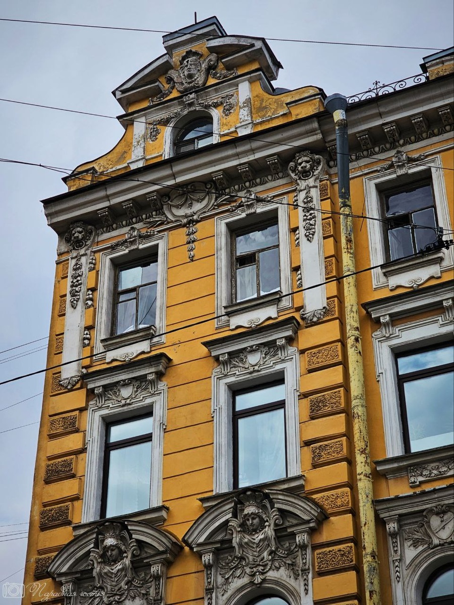 Боковые ризалиты завершены щипцами - тоже с декором. Фото: Парадная гостья