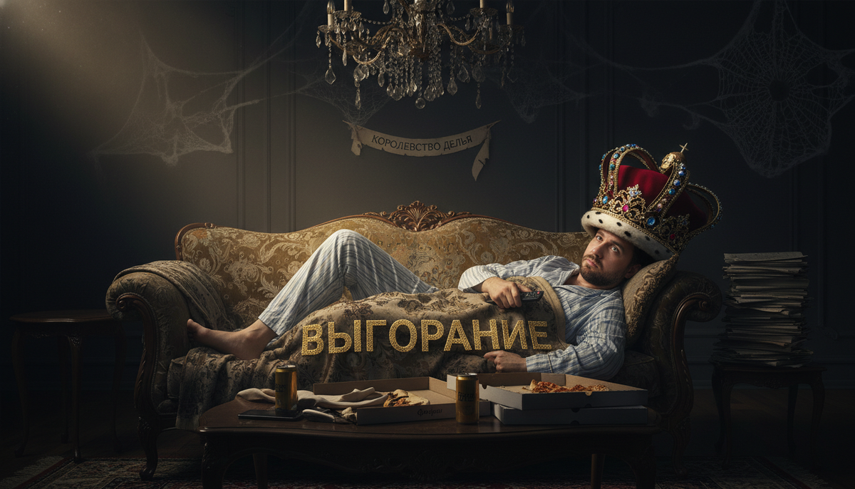 Он не просто ленится, он — монарх в своем государстве безделья