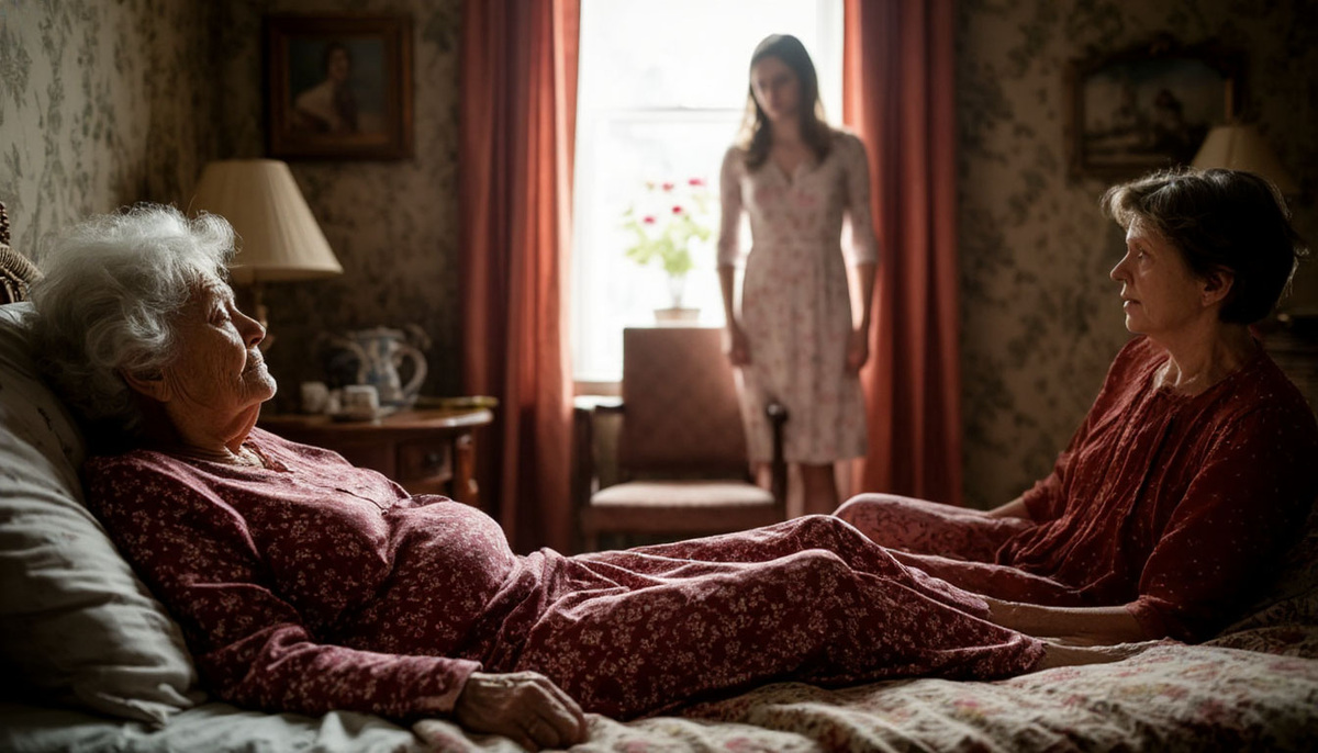 Две сестры с мамой