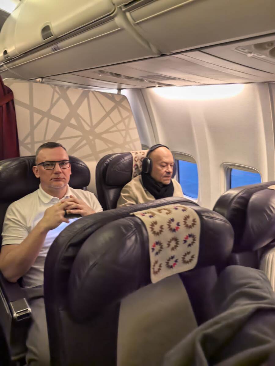 встреча в самолете