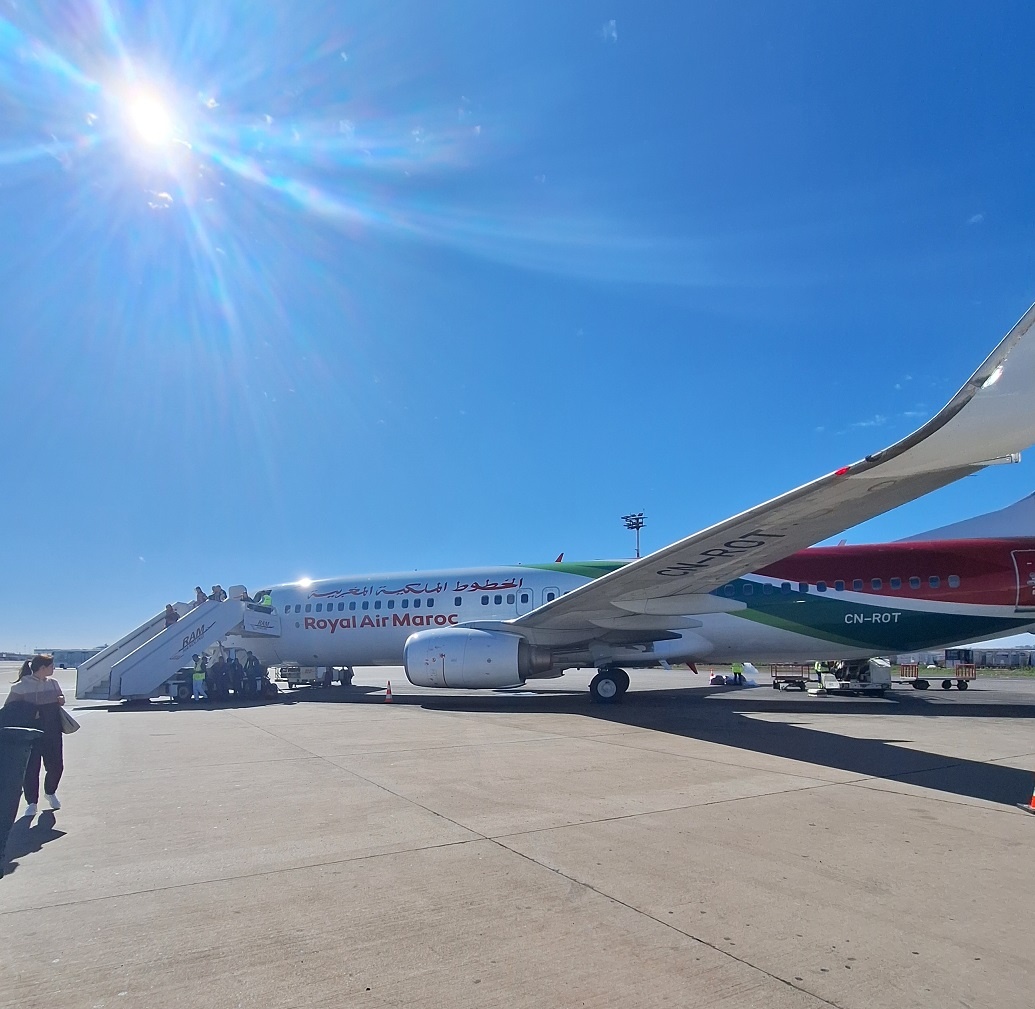 с прилетом!