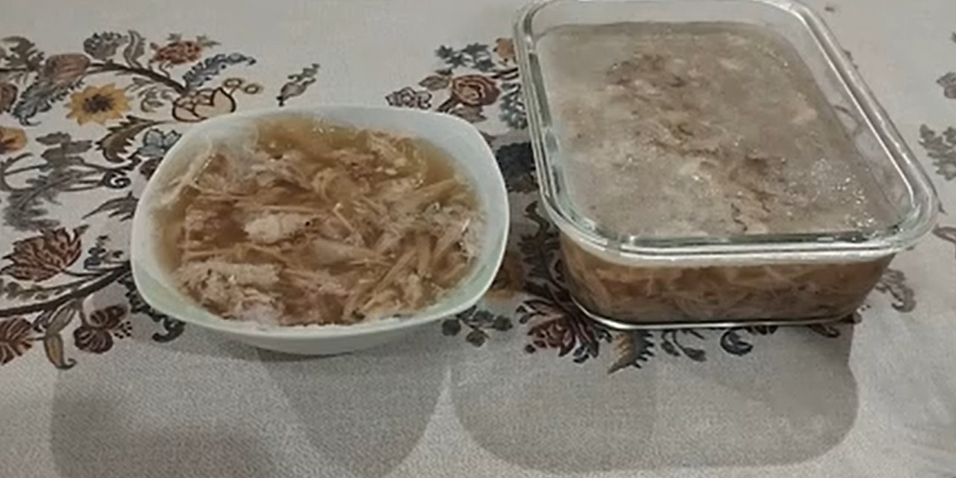 Рецепт холодца из свиных ножек и рульки