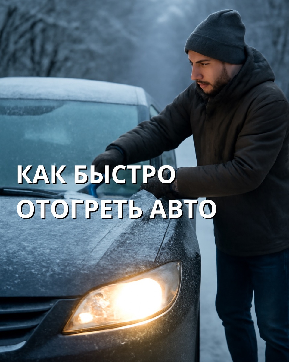 🧊 Лайфхак: как быстро отогреть машину или такси в -25 °С (чтобы не ждать 40 минут и не мёрзнуть)