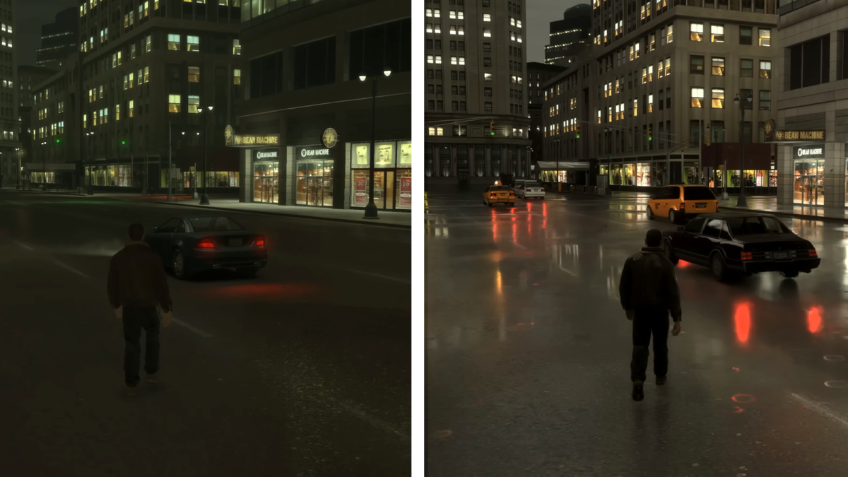 Вышел фанатский RTX-ремастер GTA 4 — его сравнили с оригиналом в 4K