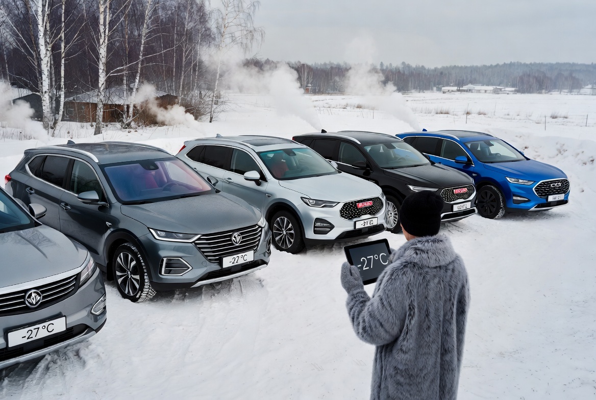 ❄️ Мороз –30°C и ИИ‑ассистент: как китайские авто *реально* ведут себя в январе