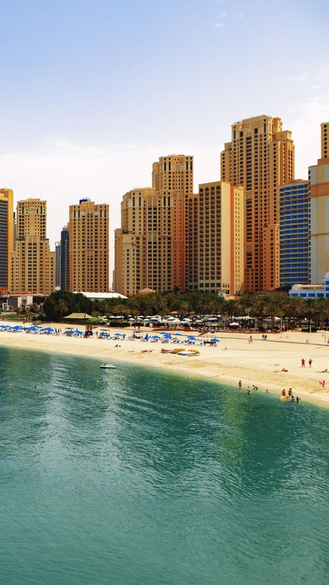 Dubai Marina и JBR (Jumeirah Beach Residence)