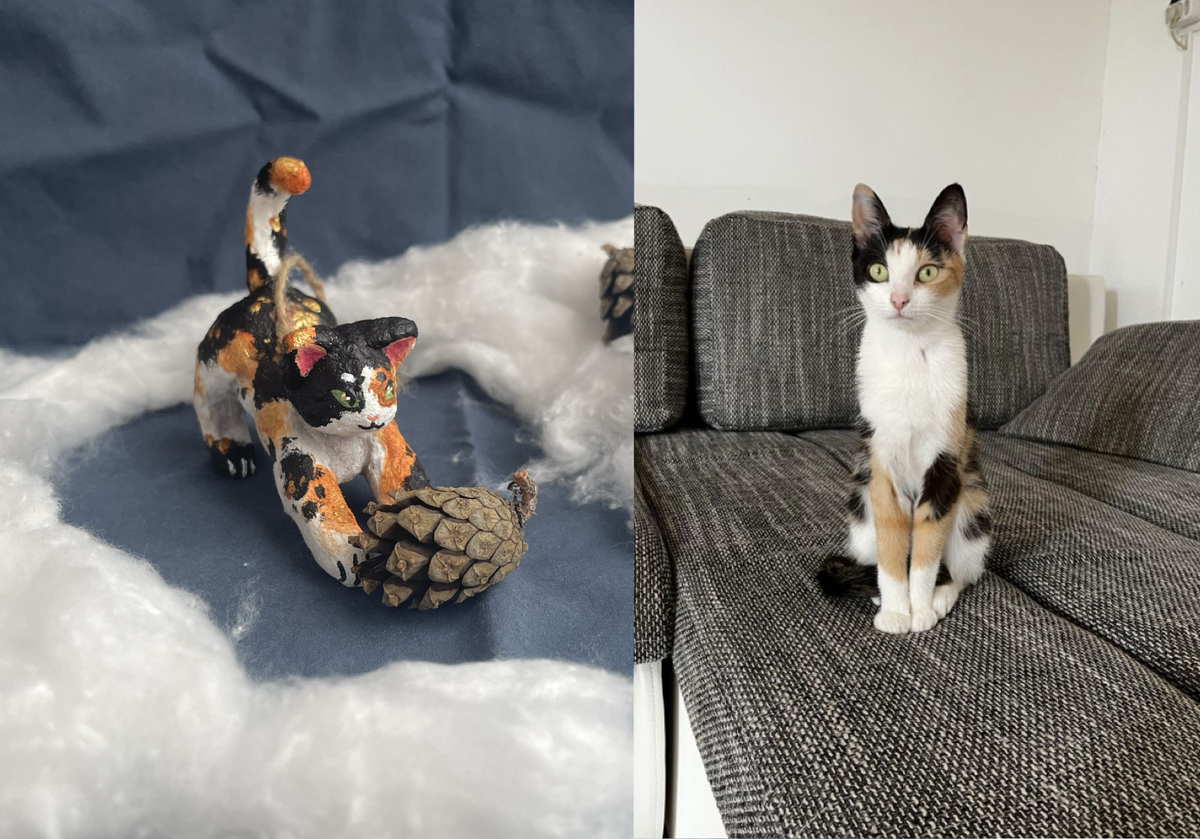 Кошка-игрушка бренда «Ватные лапки» 