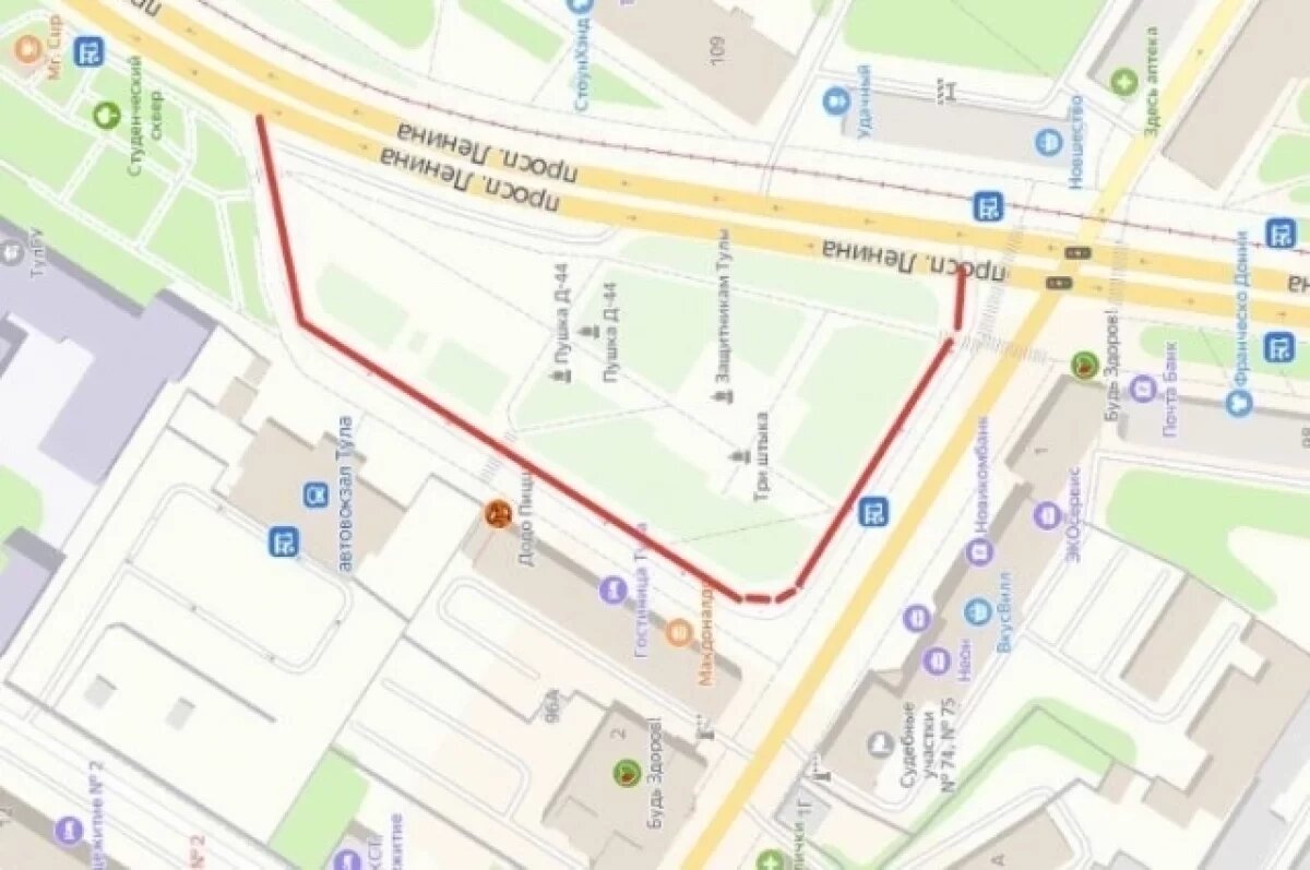    В Туле 2 и 5 декабря ограничат движение