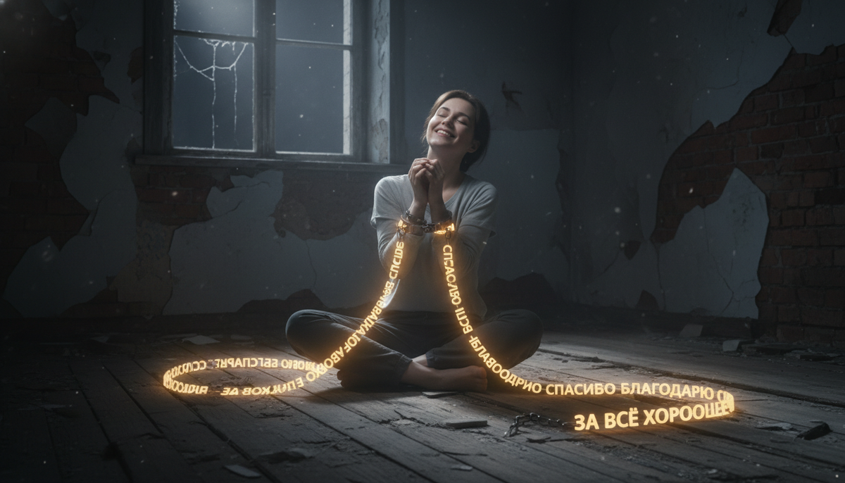 Метафора тюрьмы из токсичной благодарности