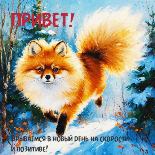 Врываемся в новый день на скорости и позитиве