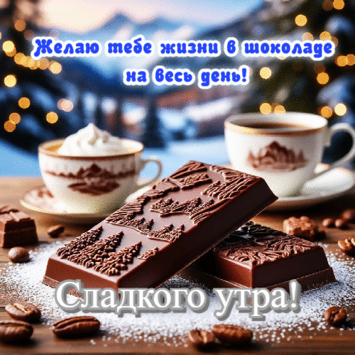 Желаю тебе жизни в шоколаде