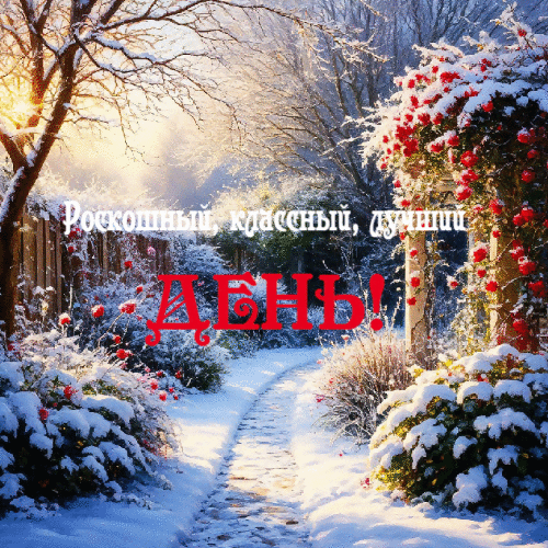 Роскошный, классный, лучший день