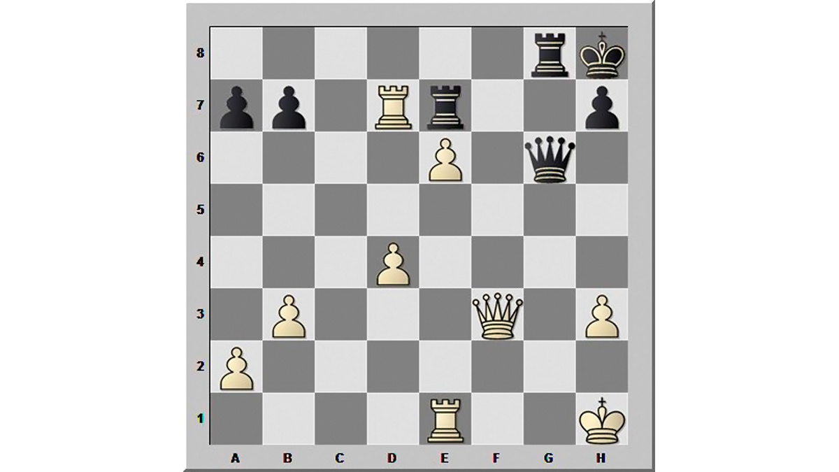 Чёрные начинают и выигрывают