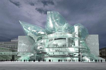 Новое здание Мариинского
театра. Проект Э. Мосса