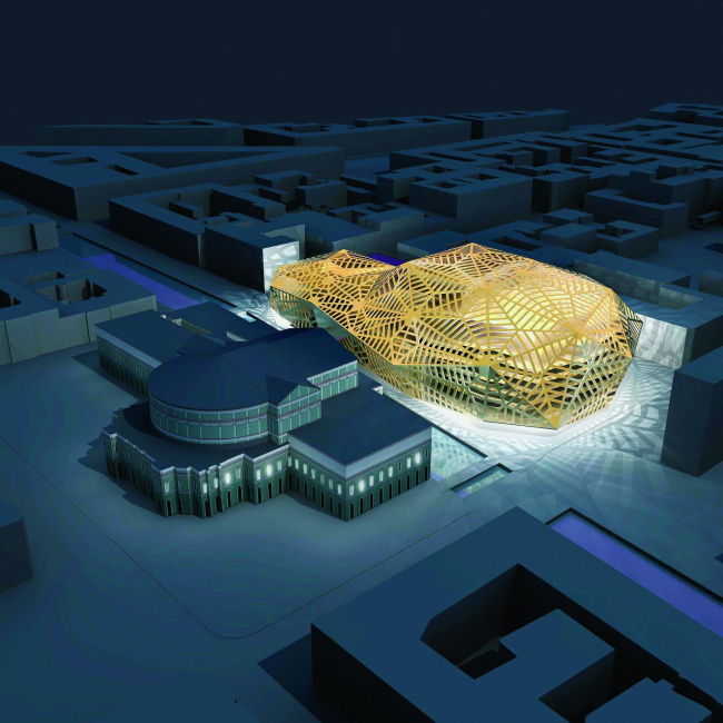 Новое здание Мариинского театра Проект Д. Перро