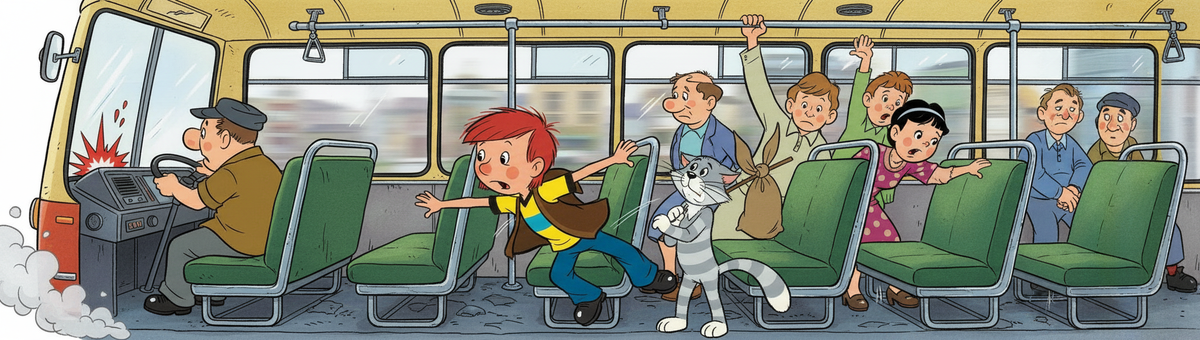 Картинка сгенерирована искусственным интеллектом на основании кадров из мультфильма