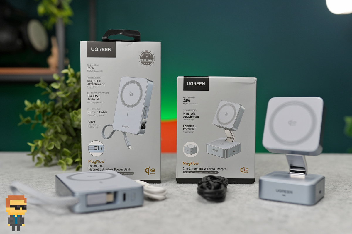 Ugreen MagFlow – зарядные станции с Qi2. Быстро может быть и без проводов?
