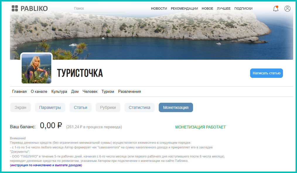 Мой заработок за почти полсотни статей