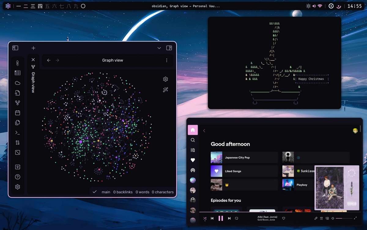 Тайлинговый оконный менеджер Hyprland