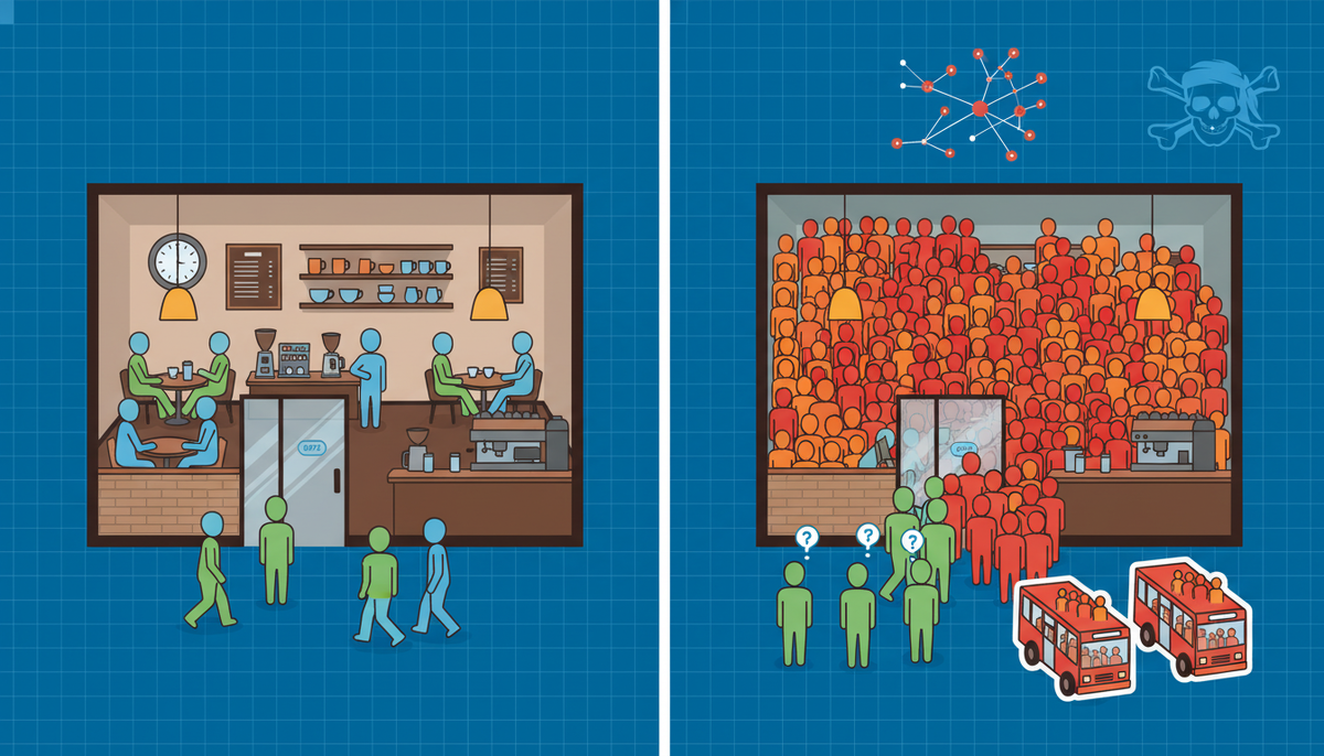 Сценарий «Мир» vs Сценарий «DDoS».