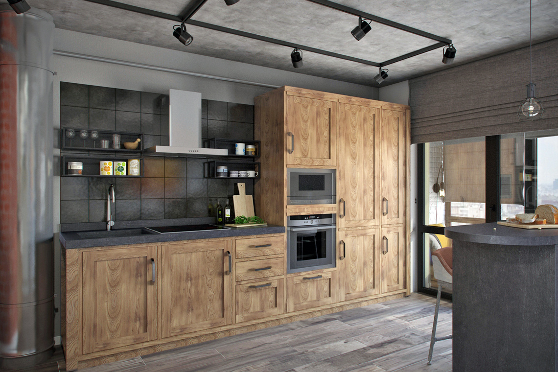 Кухня в стиле лофт: особенности и идеи для вдохновения - Рис. 2📷
