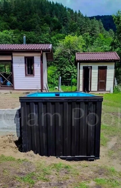 Бассейн 2,5х6м от Glam Pool со всем оборудованием внутри и доп. опциями в КЧР