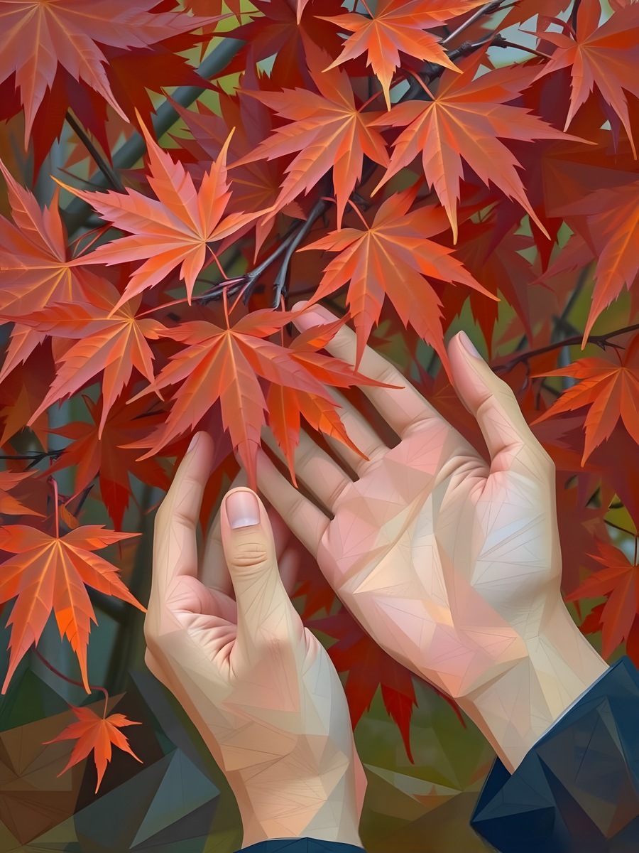 Алое на ладонях. Иллюстрация создана с помощью нейросетей StableDiffusion и Flux Schnell.